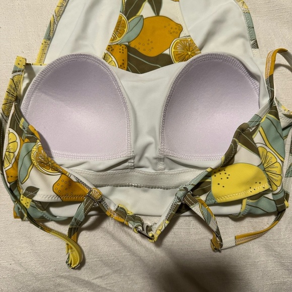 NWT Andrea Iyamah Sari One Piece Bathing Suit Lemon Print Swimsuit Size XS - Picture 9 of 9